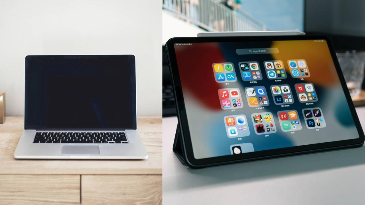 Perbandingan Antara Tablet Dan Laptop Modern