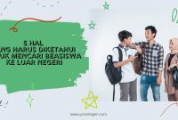 Strategi Mendapatkan Beasiswa Pendidikan Terbaik Di Luar Negeri
