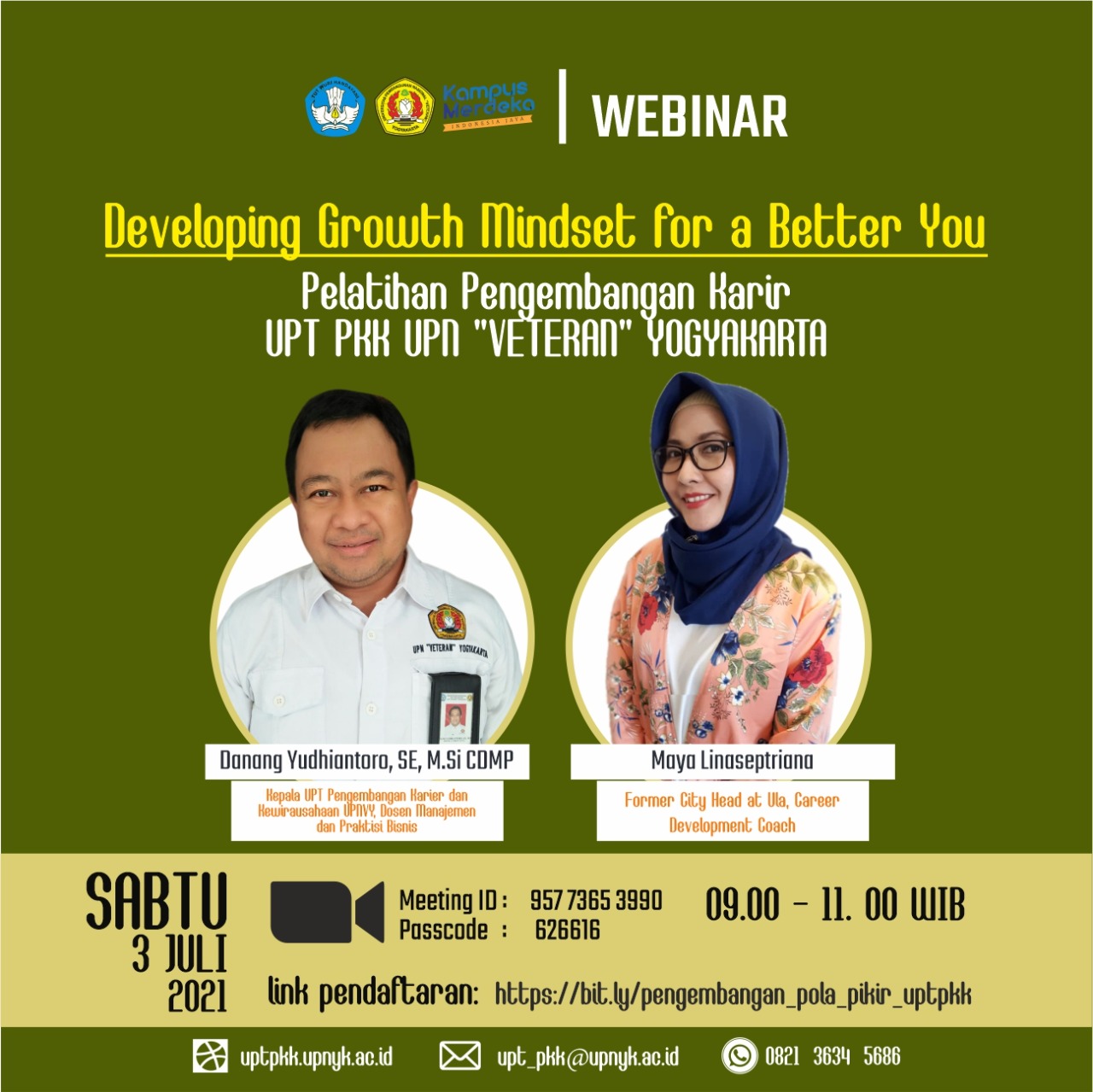 WEBINAR Pelatihan Pengembangan Karir | UPA PKK Manfaat Mengikuti Seminar Dan Workshop Untuk Pengembangan Karir
